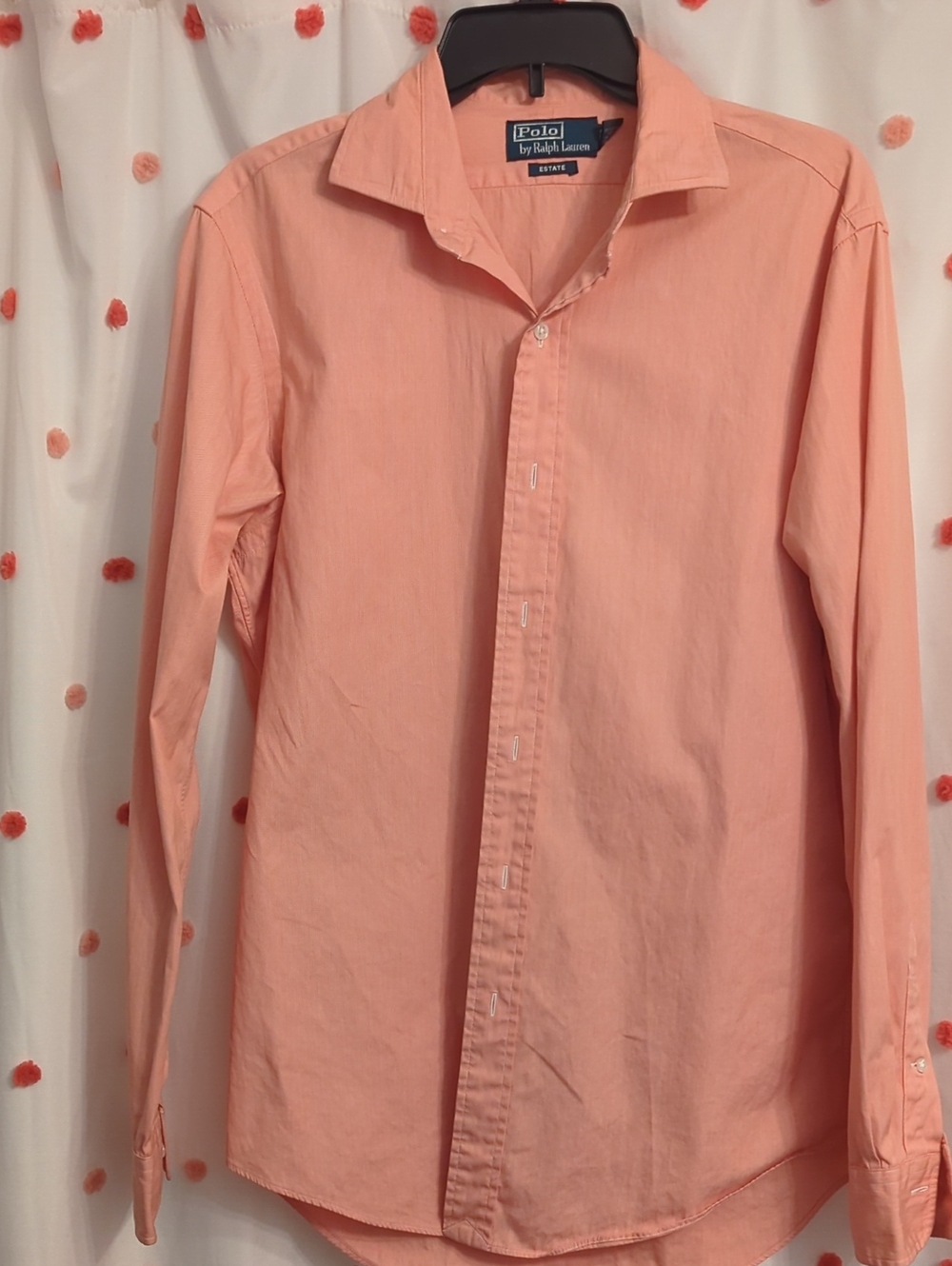 Polo by Ralph Lauren Coral Long-Sleeve Dress Shirt